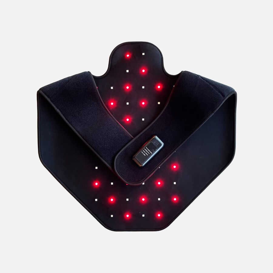 Infrared & Red-light Therapy Neck & Back Wrap – Caring Mill™, , large image number 0