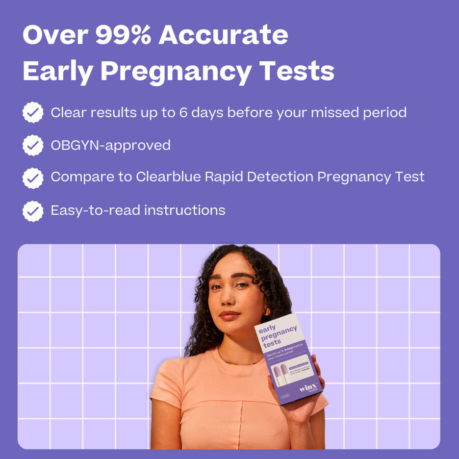 Winx Health Early Pregnancy Test, 2-pack, , large image number 1