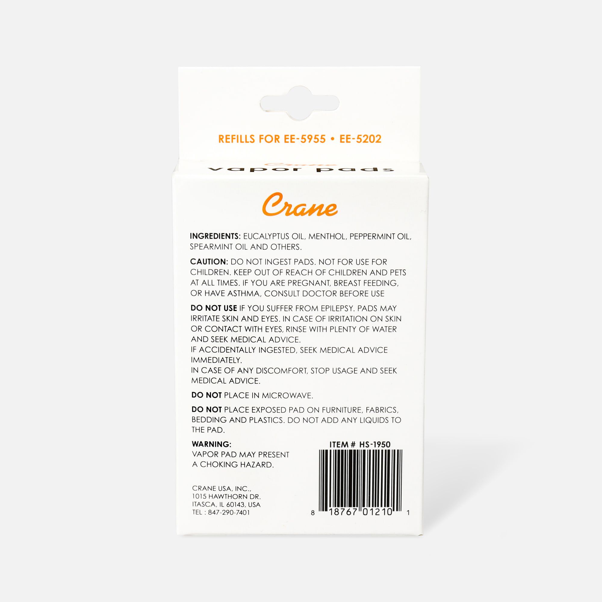 Crane Vapor Pads, Menthol Vapor, 12 ct., , large