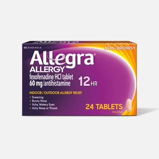 Allegra Allergy 12 Hour Non-Drowsy, 24 ct.