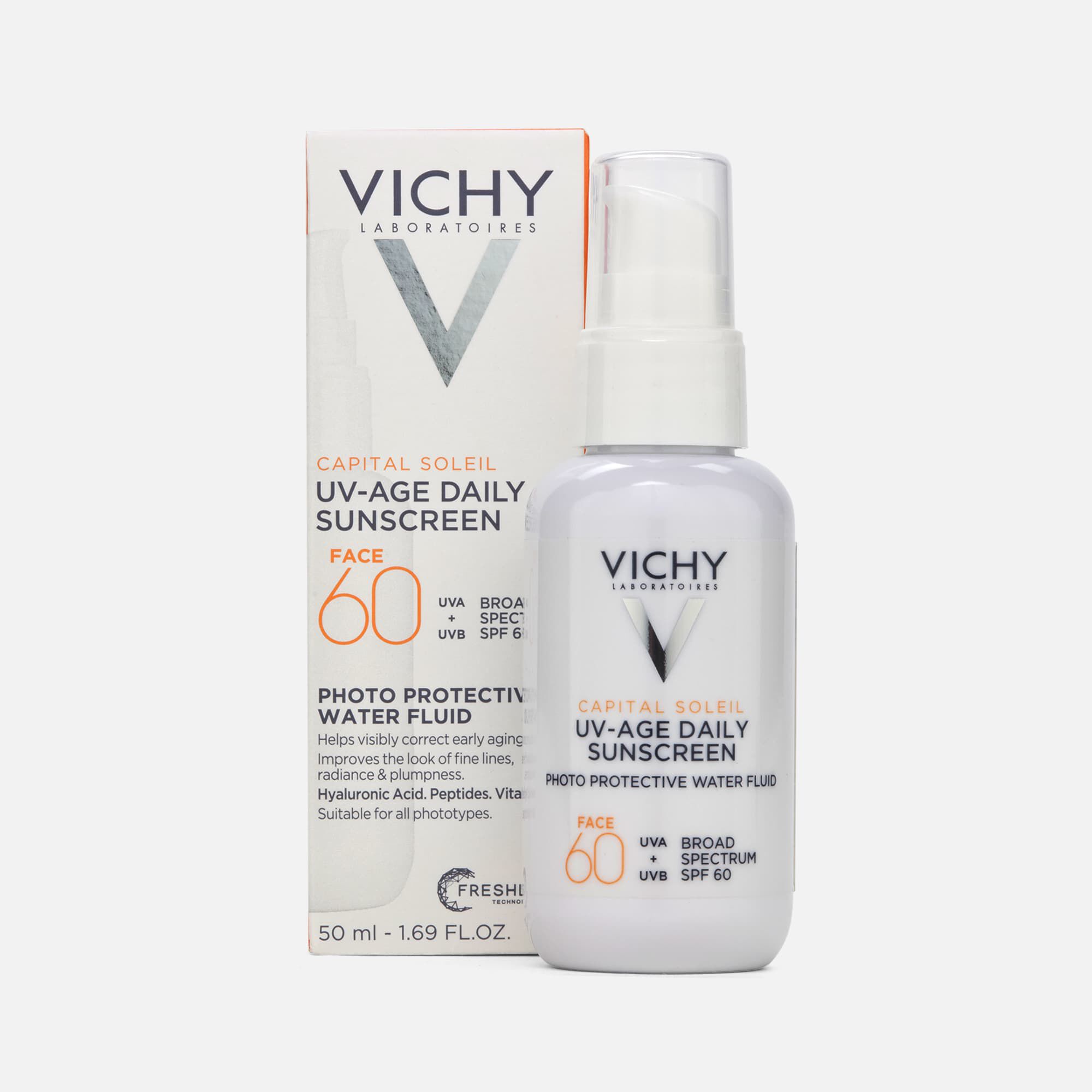Vichy Capital Soleil UV-Age Daily Sunscreen, SPF 60, 1.69 fl oz., , large