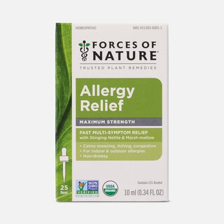 Forces of Nature Allergy Maximum Strength Sublingual Drops, 10ml