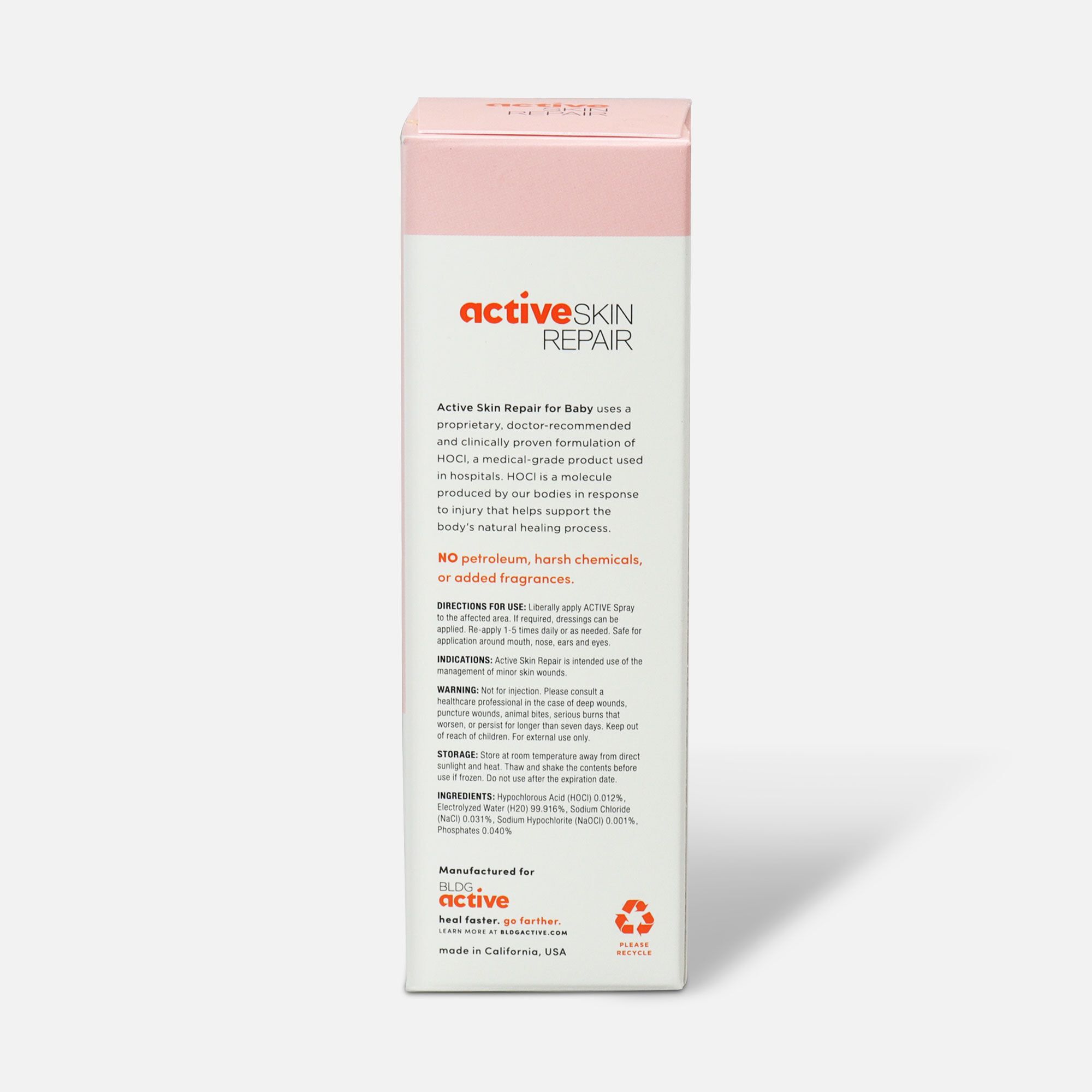 Active Skin Repair Baby Spray, 3 oz., , large