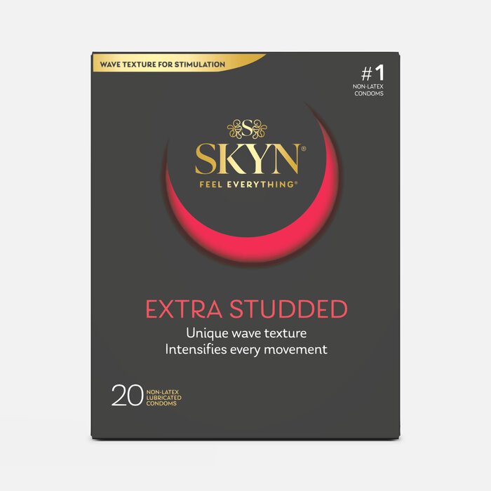 SKYN Extra Studded Condoms, 20 ct., , large
