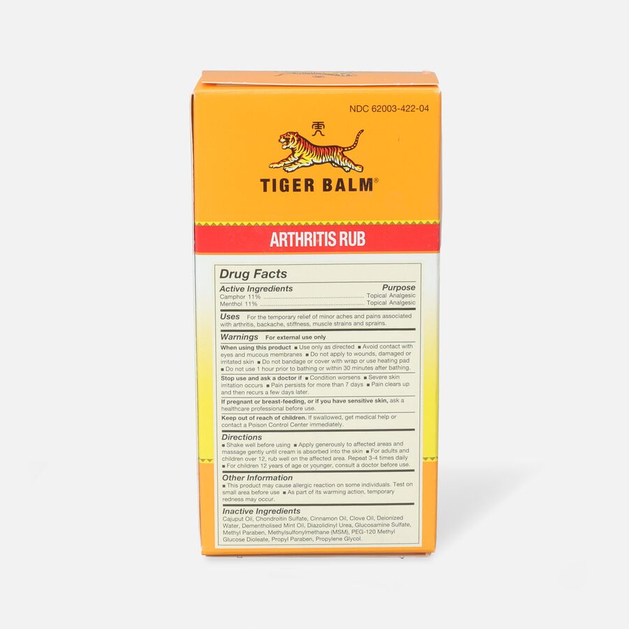 Tiger Balm Arthritis Rub, 4 fl oz., , large image number 2