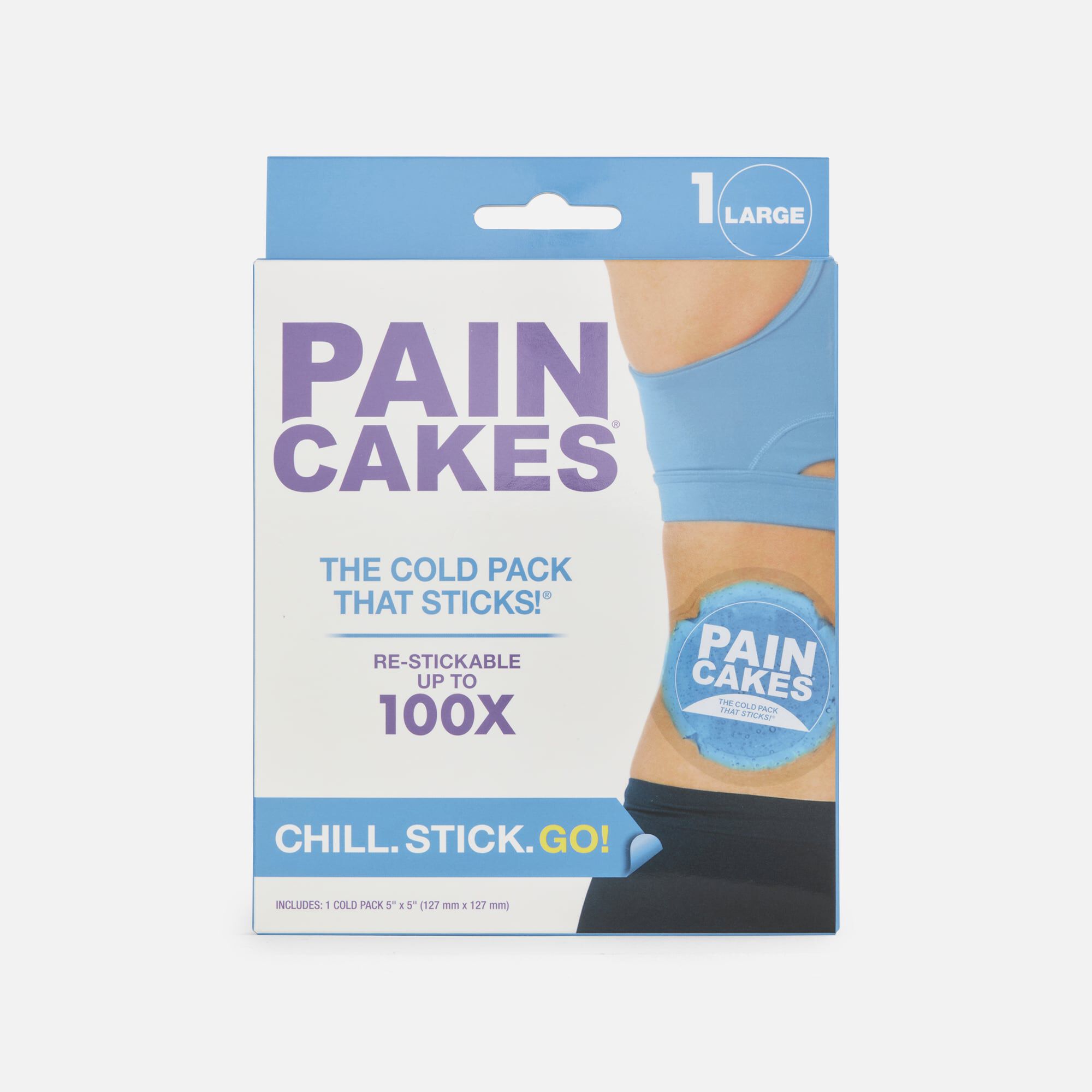PAINCAKES Large Cold Pack, 5"D , Blue, , large