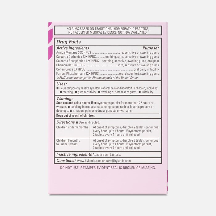 Hyland's Baby Oral Pain Relief Tablets, 125 ct., , large