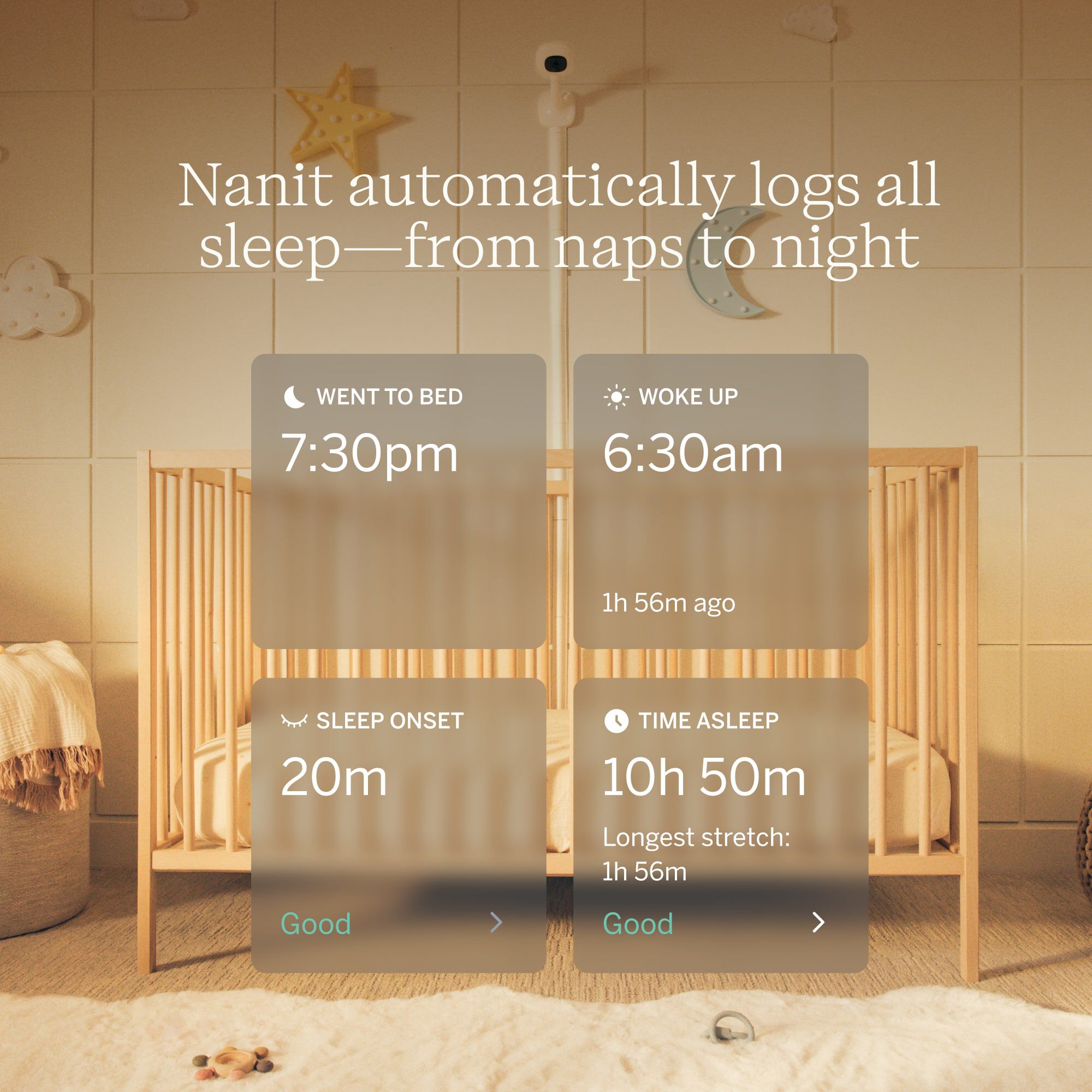 Nanit Pro Camera & Wall Mount Baby Monitor, , large