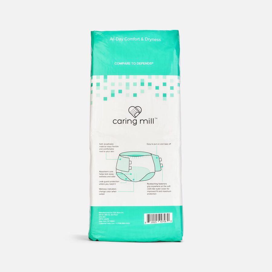 Caring Mill&trade; Fitted Disposable Briefs 28 ct. (Size L), , large image number 1