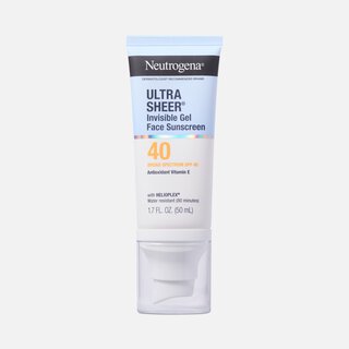 Neutrogena Ultra Sheer Invisible Gel Face Sunscreen SPF 40, 1.7 oz. Tube