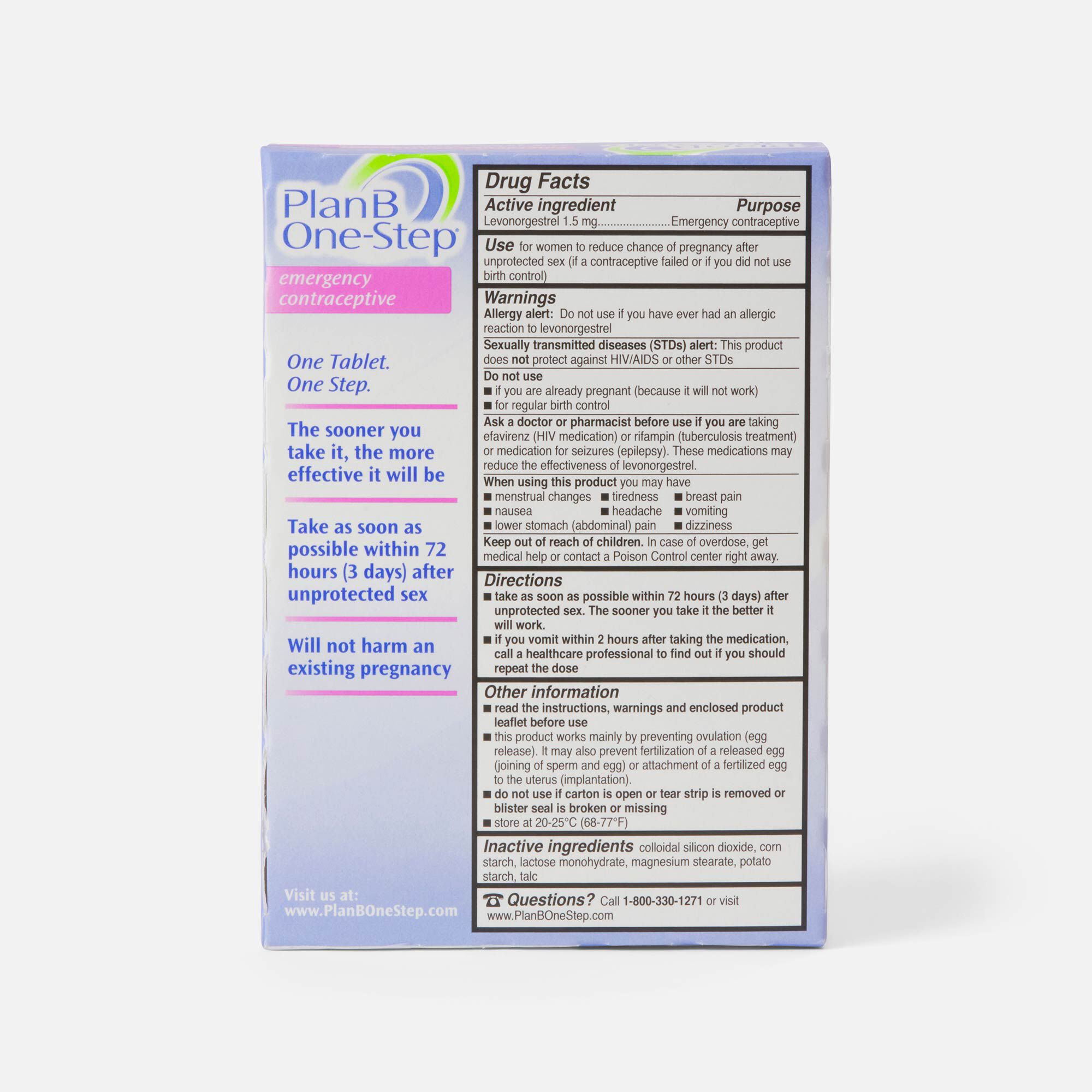 Plan B One-Step (2-Pack), , large