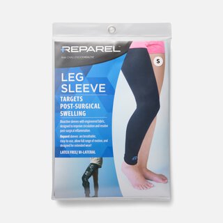 Reparel Leg Sleeve, Black, S