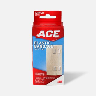 ACE 4" Elastic Bandage with Clips