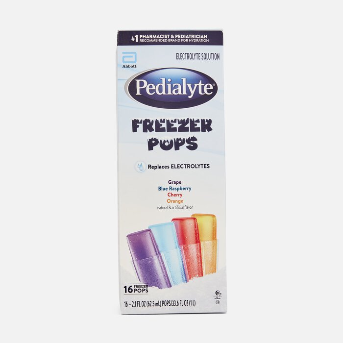 Pedialyte Freezer Pops, Assorted Flavors, 16ct. / 2.1 oz., , large