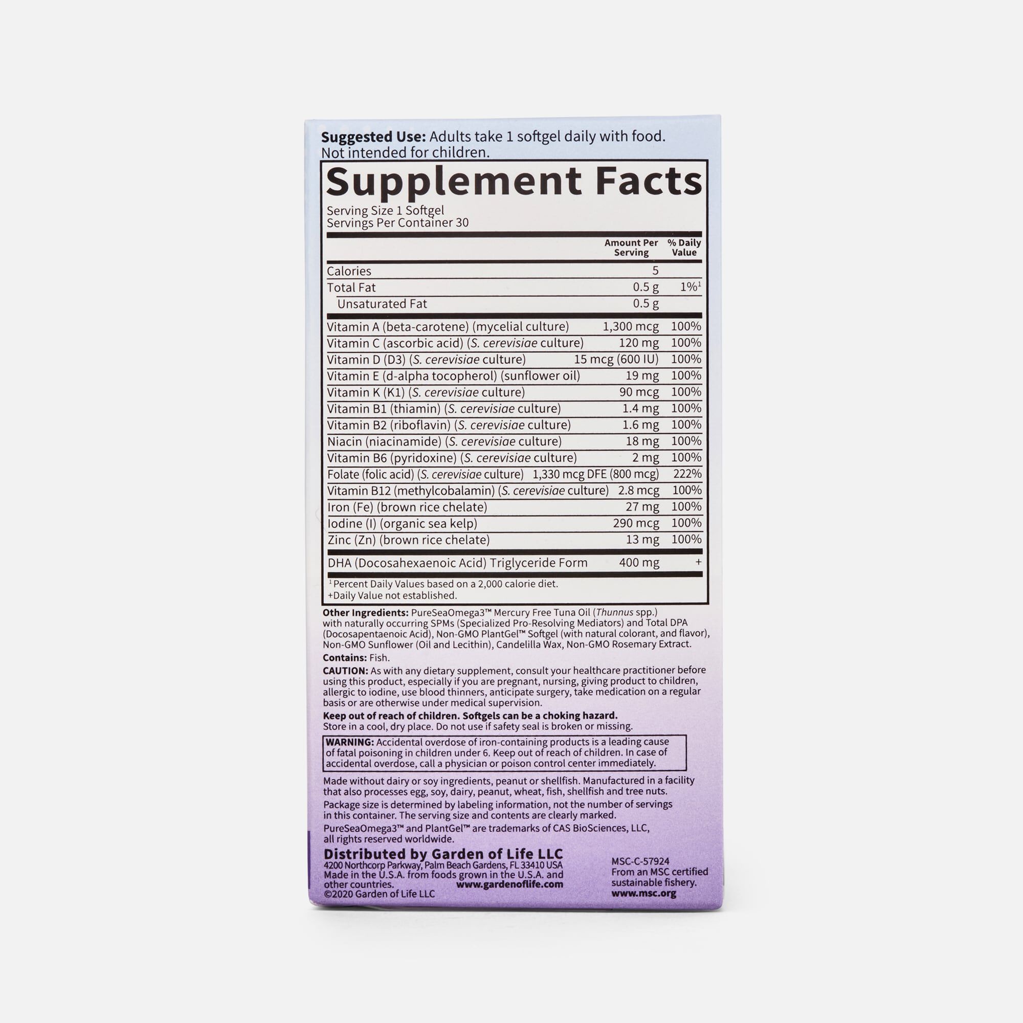 Dr. Formulated Prenatal Multi + DHA Softgels, 30 ct., , large