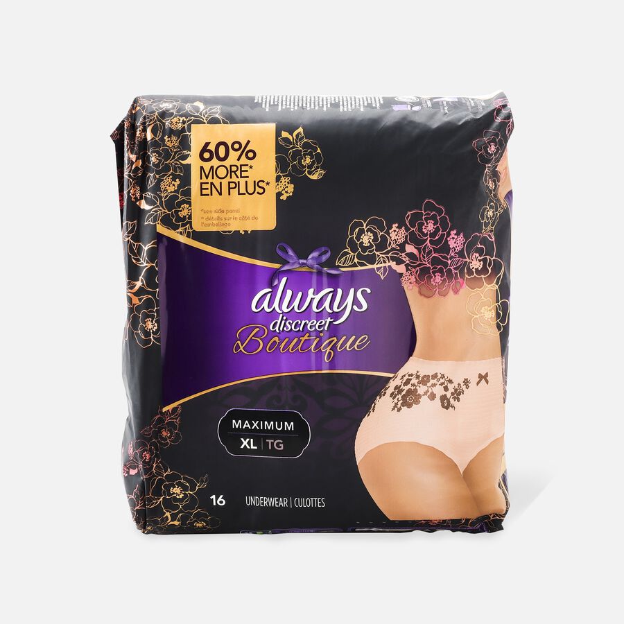 Always Discreet Boutique High-Rise Incontinence Underwear, Maximum Rosy, , large image number 3