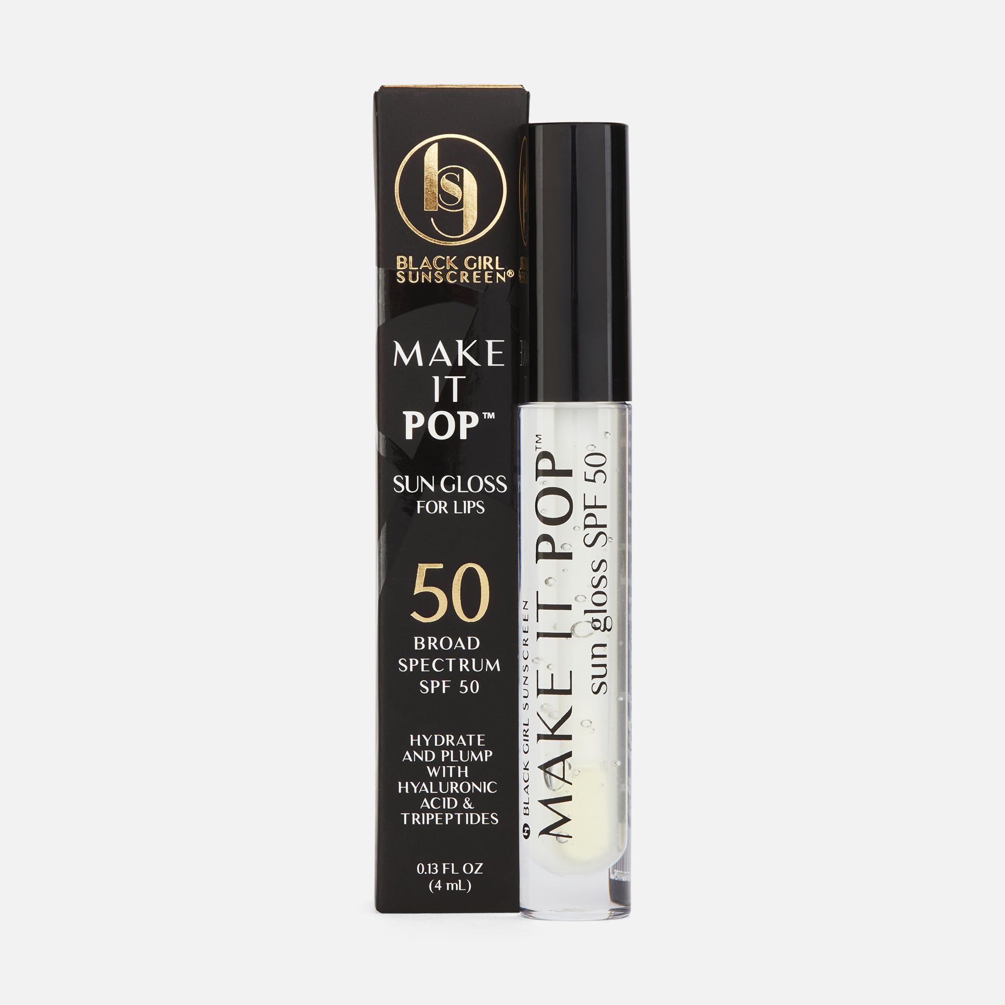 Black Girl Sunscreen Make It Pop Sungloss Sunscreen Lip Gloss, SPF 50, 0.13 fl oz., , large