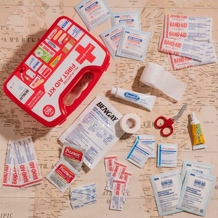 Johnson & Johnson All-Purpose First Aid Kit - 160 ct., , large