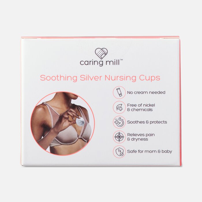 Caring Mill™ Soothing Silver Nursing Cups, , large
