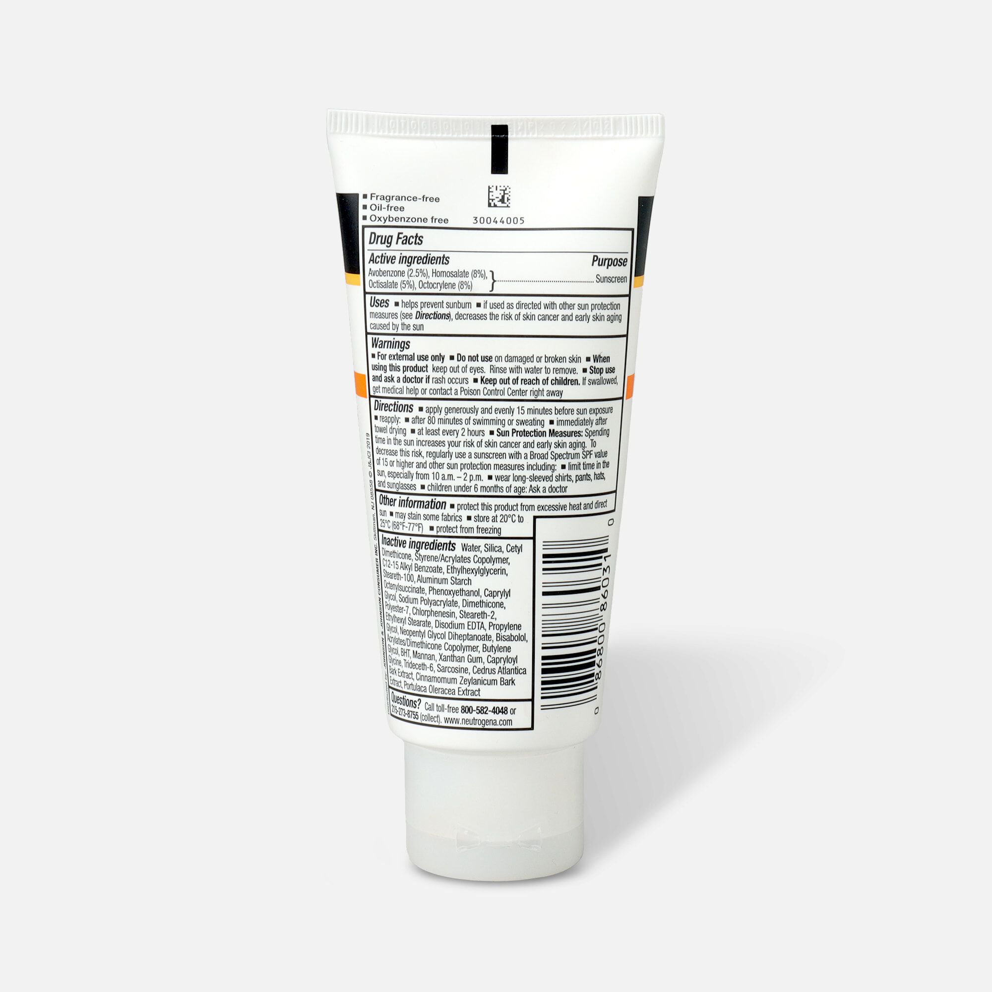 Neutrogena Clear Face Liquid Sunscreen Lotion SPF 30 - 3 fl oz., , large