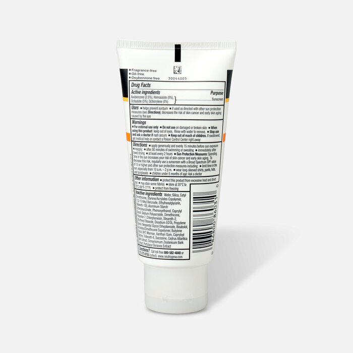 Neutrogena Clear Face Liquid Sunscreen Lotion SPF 30 - 3 fl oz., , large