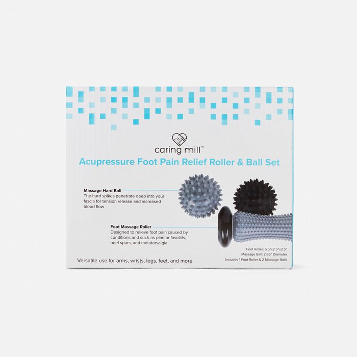 Caring Mill™ Acupressure Foot Pain Relief Roller & Ball Set, , large
