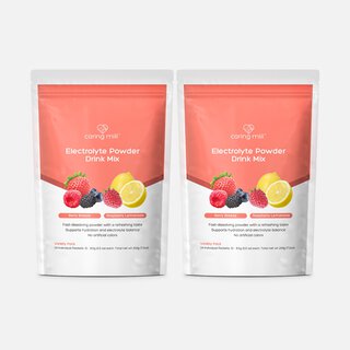 Caring Mill™ Electrolyte Powder, Berry Breeze and Raspberry Lemonade Flavor Variety, 24 ct. (2-Pack)