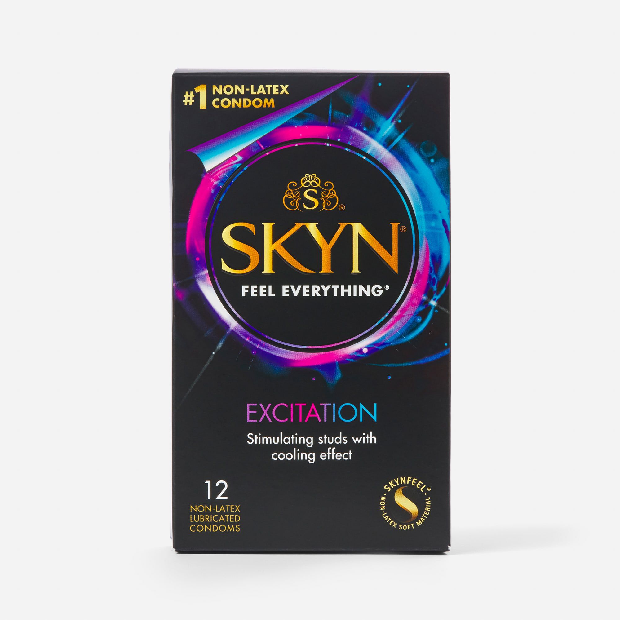SKYN Excitation Non-Latex Condom, 12 ct., , large