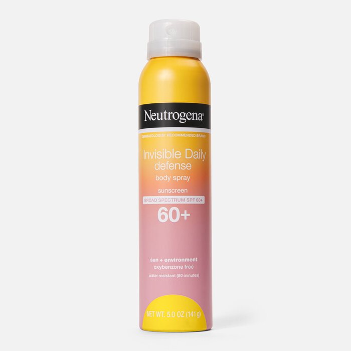 Neutrogena Invisible Defense Body Spray, SPF 60+, 5.0 oz., , large