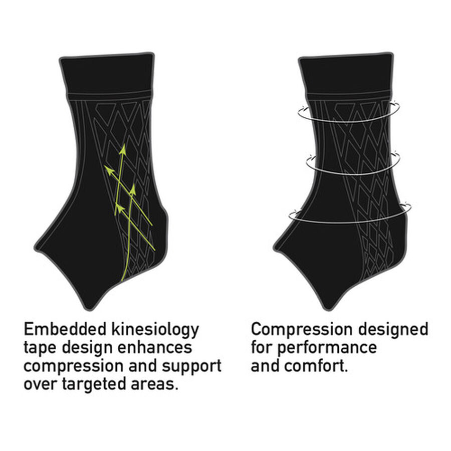 Spark Kinetic Compression Ankle Sleeve, Medium, , large image number 2
