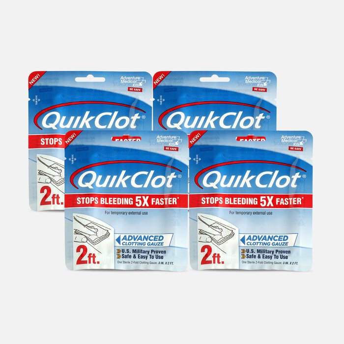 QuikClot Gauze 3" x 2' (4-Pack), , large
