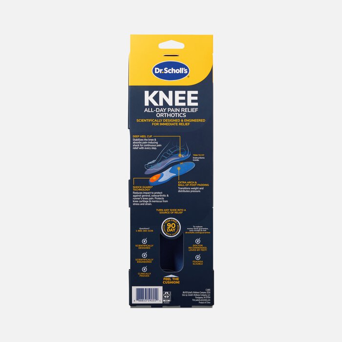 Dr. Scholl's Men's Knee Pain Relief Orthotics, Men’s 8–14, One Pair, , large