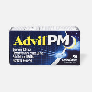 Advil PM Pain Reliever & Sleep Aid Coated Caplets, 80 ct.