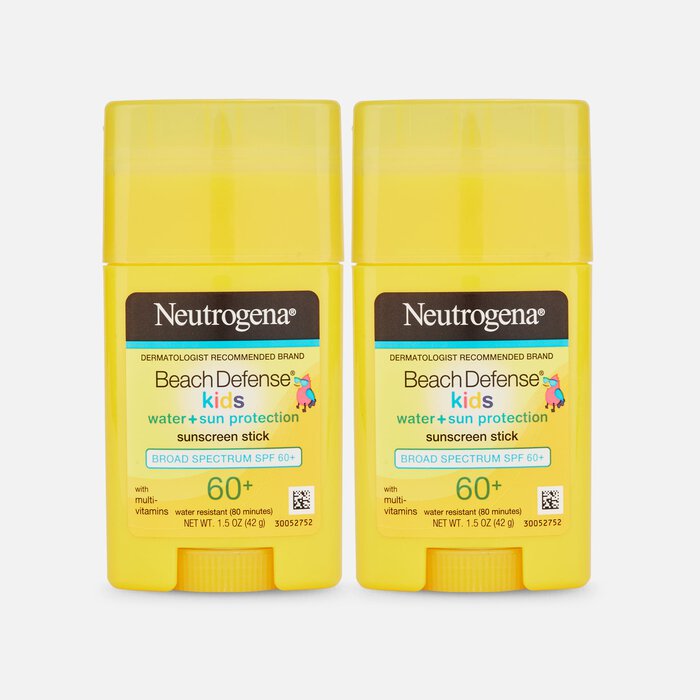 Neutrogena Beach Defense Kids Sunscreen Stick, SPF 60+, 1.5 oz. (2-Pack), , large