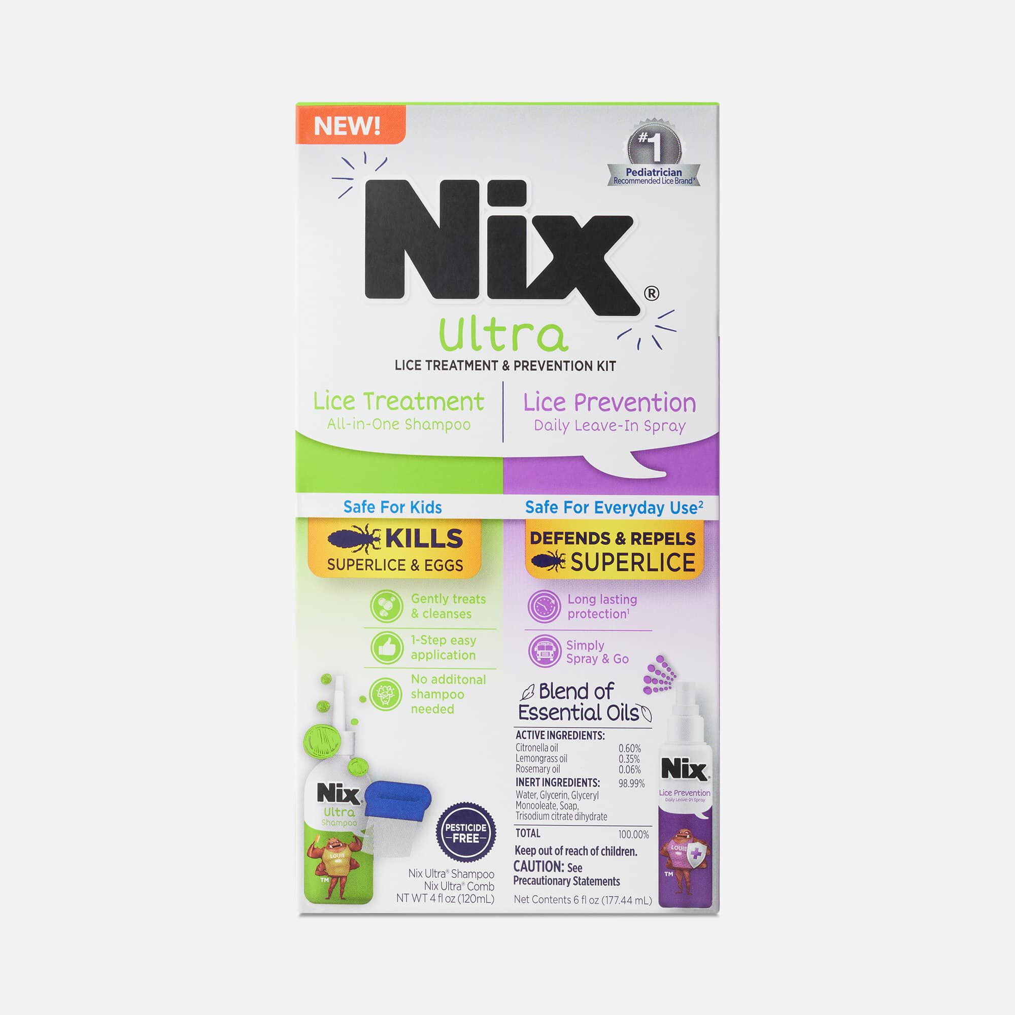 Nix® Ultra Super Lice Treatment and Prevention Kit, , large
