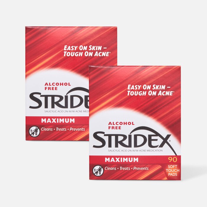 Stridex Medicated Pads Maximum, 90 ct. (2-Pack), , large