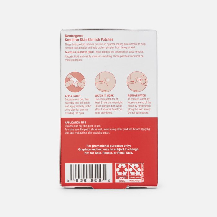 Neutrogena Stubborn Acne Blemish Patches, 30 ct., , large