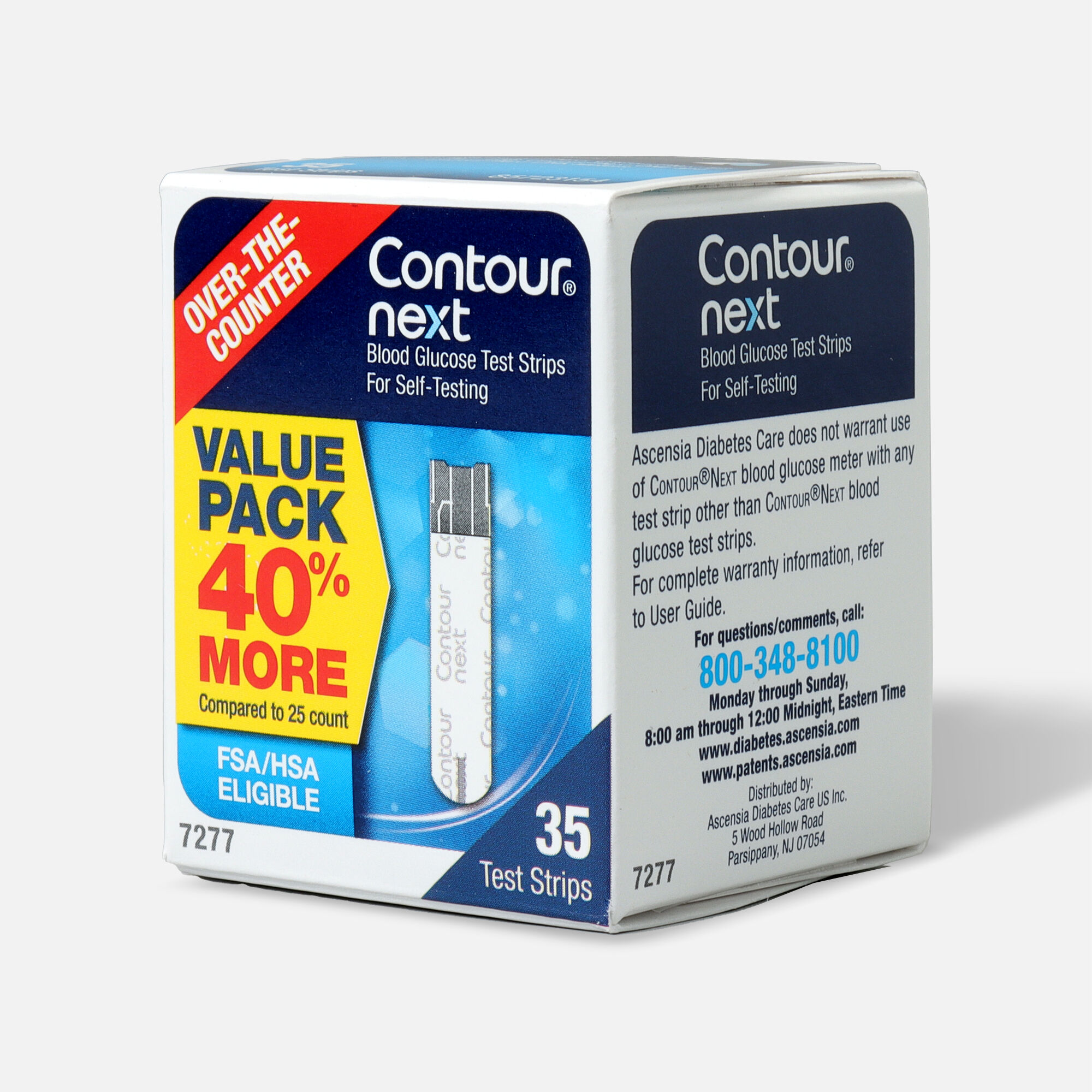 CONTOUR NEXT Blood Glucose Test Strips, 35 ct., , large