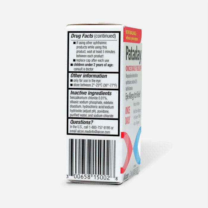 Pataday Once Daily Relief, 2.5 mL, , large