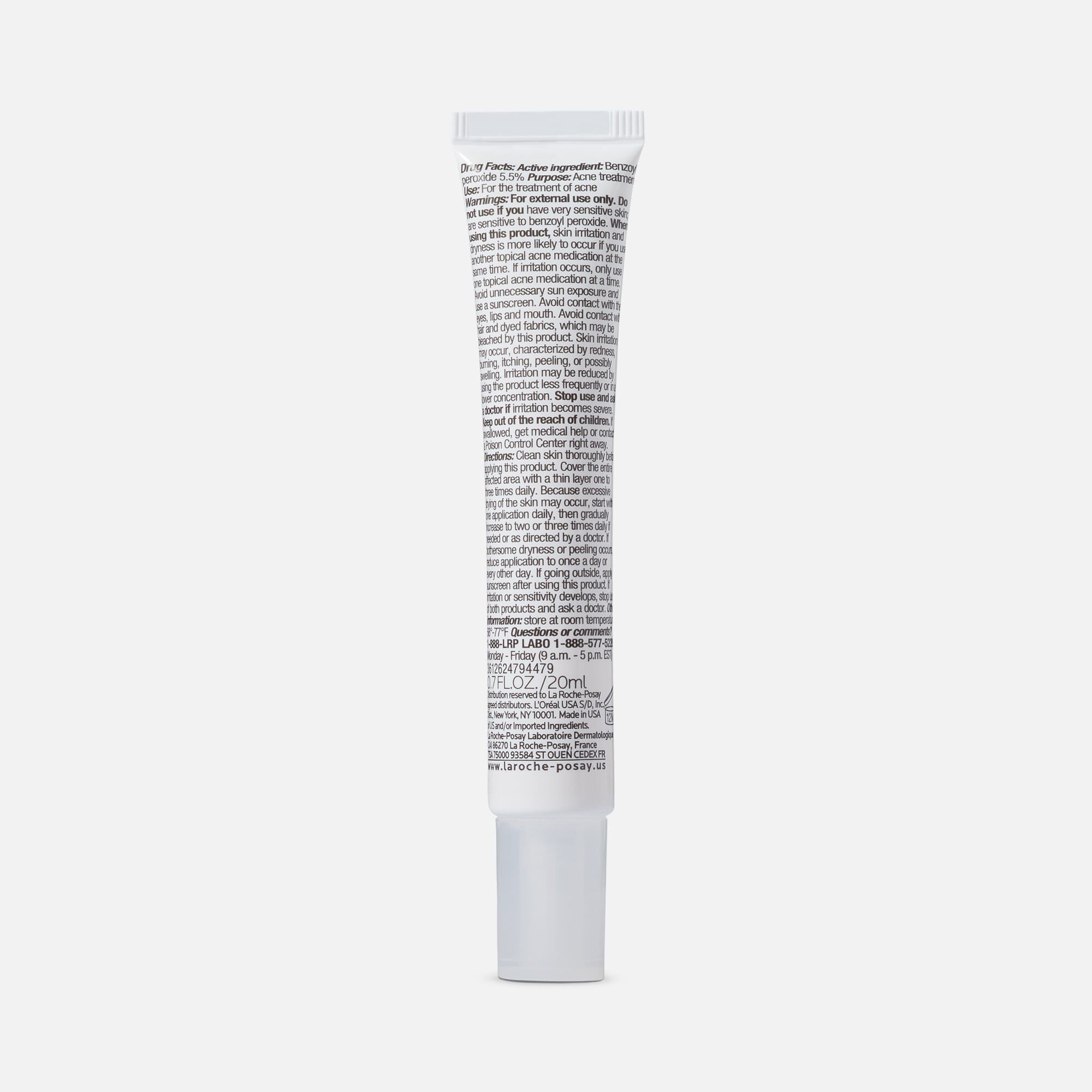La Roche-Posay Effaclar BPO Multi-Target Acne Treatment, 0.67 fl. oz., , large