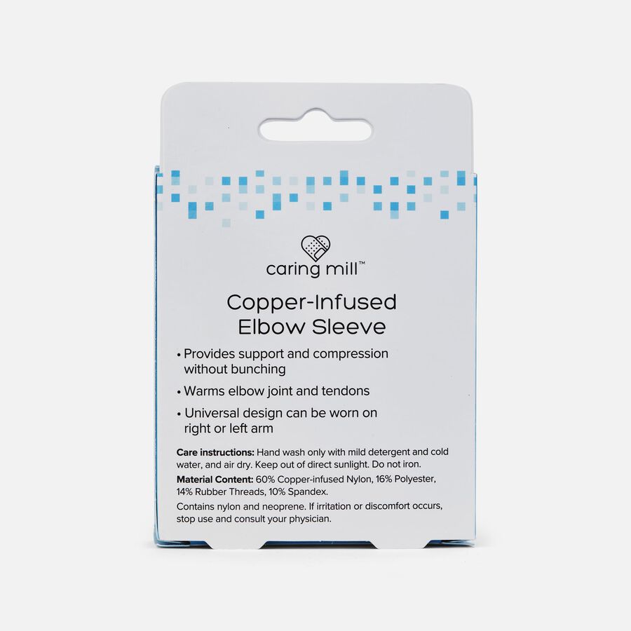 Caring Mill&trade; Copper-Infused Elbow Compression Sleeve, M/L, , large image number 2