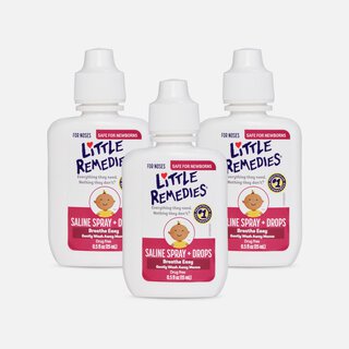 Little Remedies For Noses Saline Spray, .5 oz. (3-Pack)
