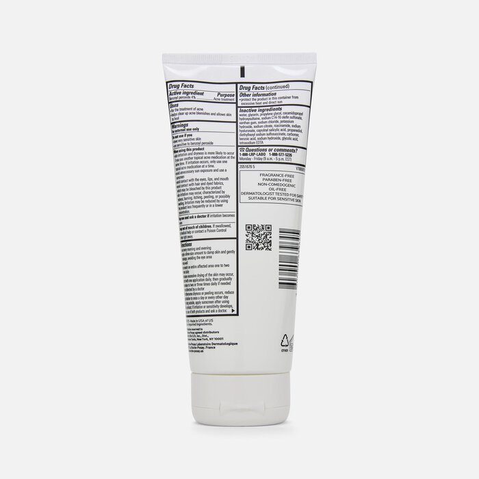 La Roche-Posay Effaclar Duo Acne Face Wash with Benzoyl Peroxide, 6.7 fl oz., , large