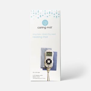 Caring Mill® LCD Moist/ Dry Heating Pad King Size 12" x 24"