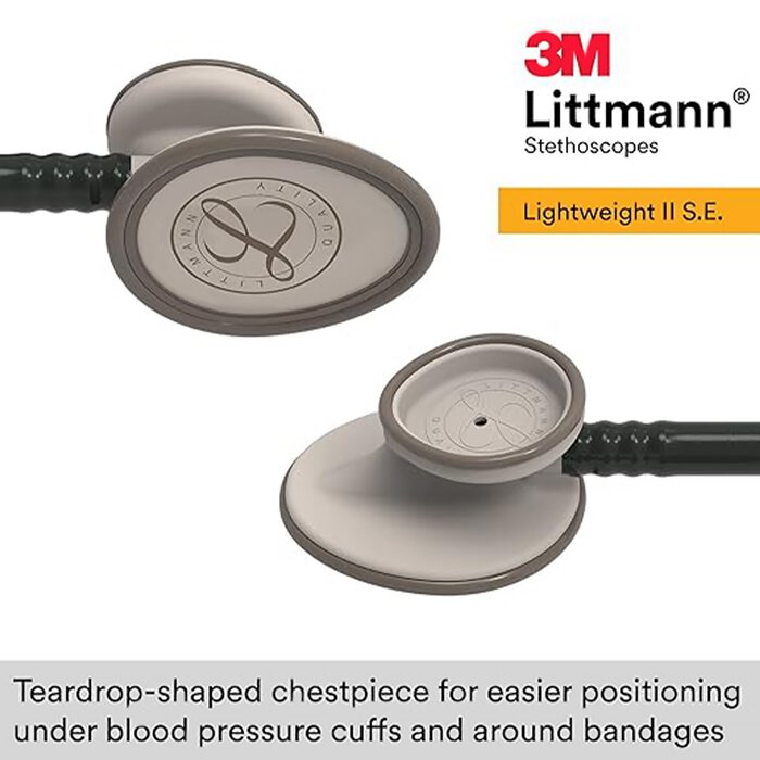 Littmann Lightweight II S.E. Stethoscope, 28", Black, large