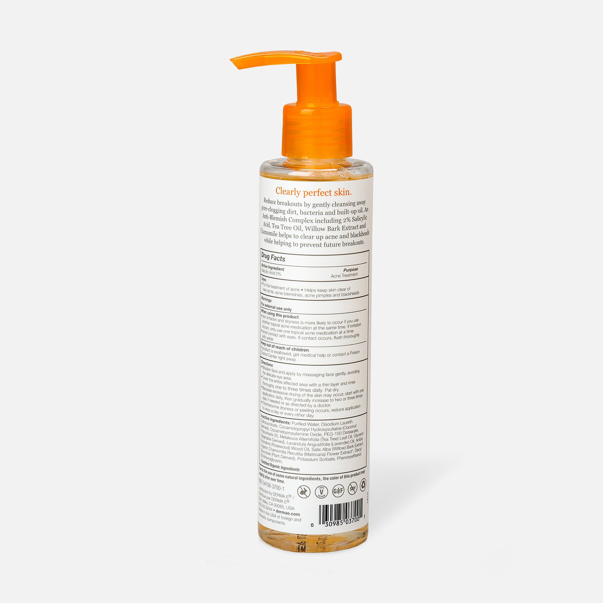 Derma E Acne Facial Cleanser, , large