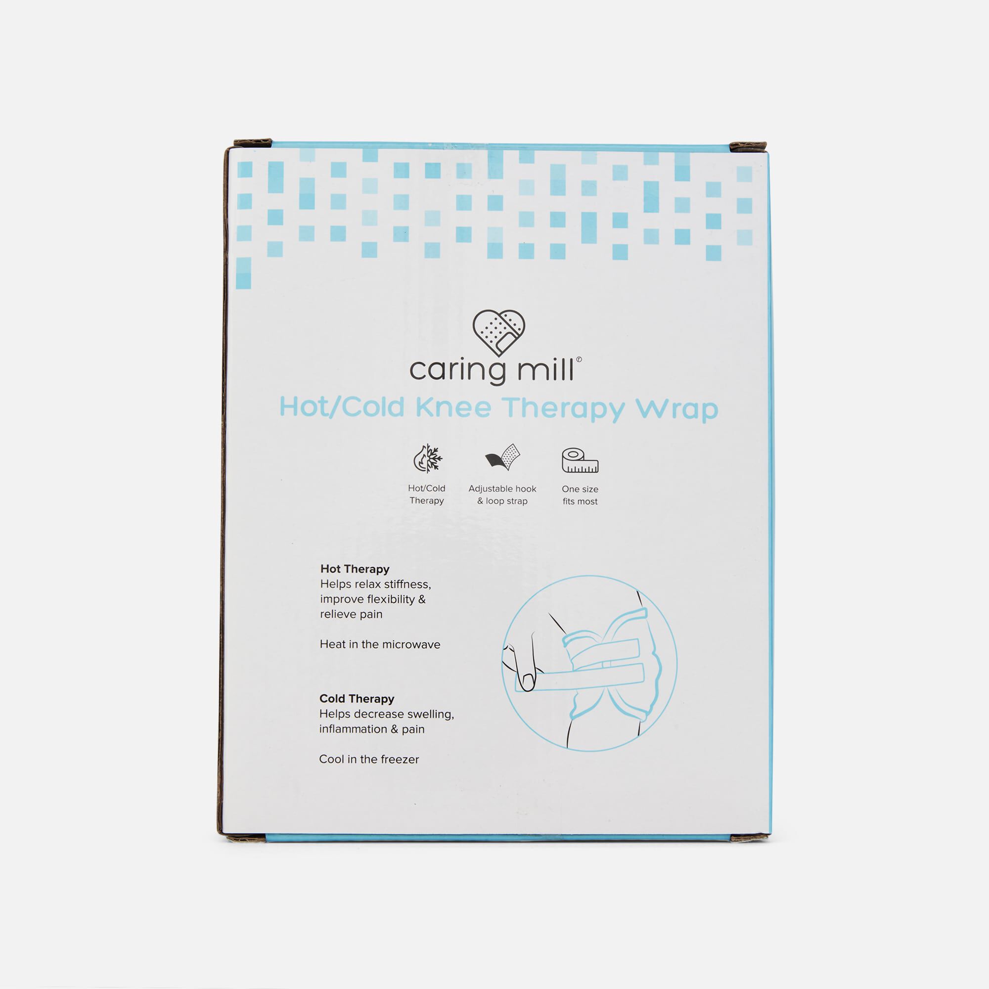 Caring Mill™ Hot/Cold Knee Wrap, , large