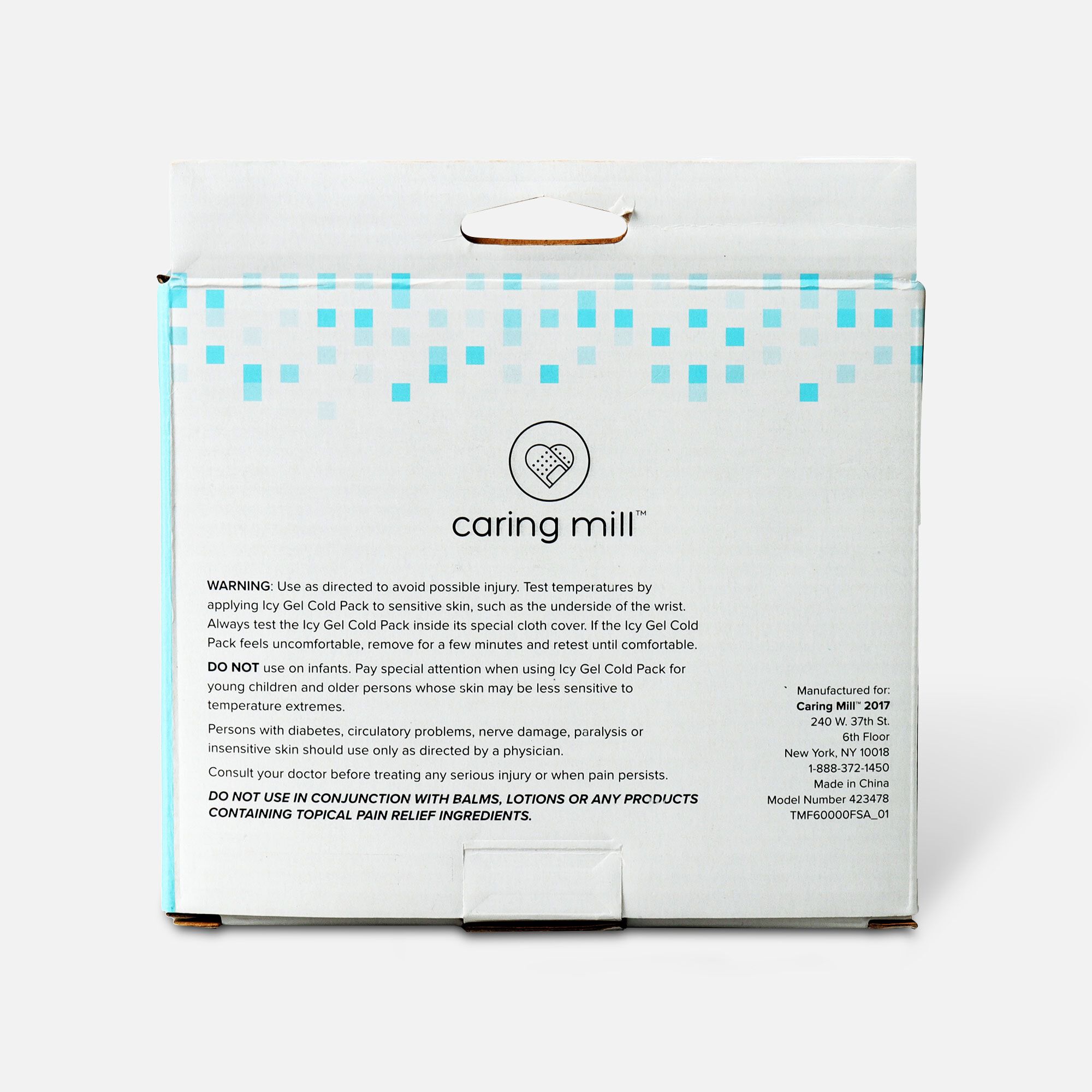 Caring Mill™ Icy Gel Cold Pack with Holster - 11" x 6", , large
