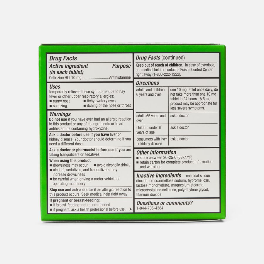 Caring Mill&trade; All-Day Allergy Cetirizine Hydrochloride Tablets - 45 ct. (2-Pack), , large image number 1