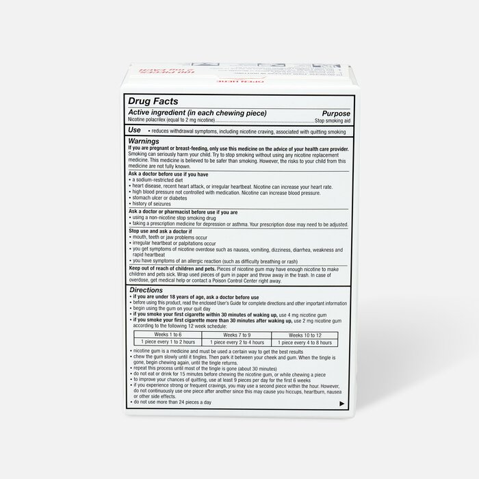Nicorette Gum White Ice Mint, 2 mg, 100 ct., , large
